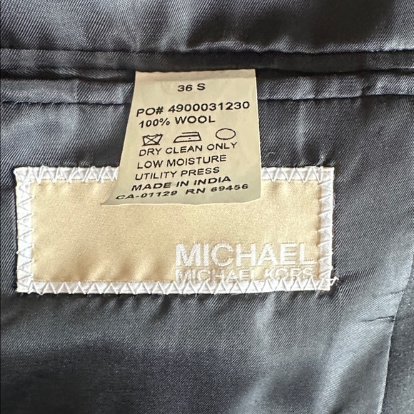 Michael Kors Black Men's Blazer - Picture 4 of 4